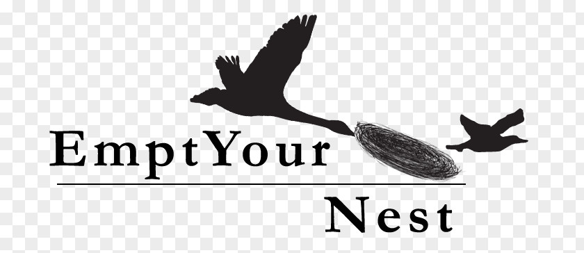 Empty Nest Beak Goose Cygnini Duck Logo PNG