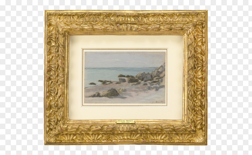 Ms Rau Antiques Painting Coast Of Normandy Artist Impressionism PNG