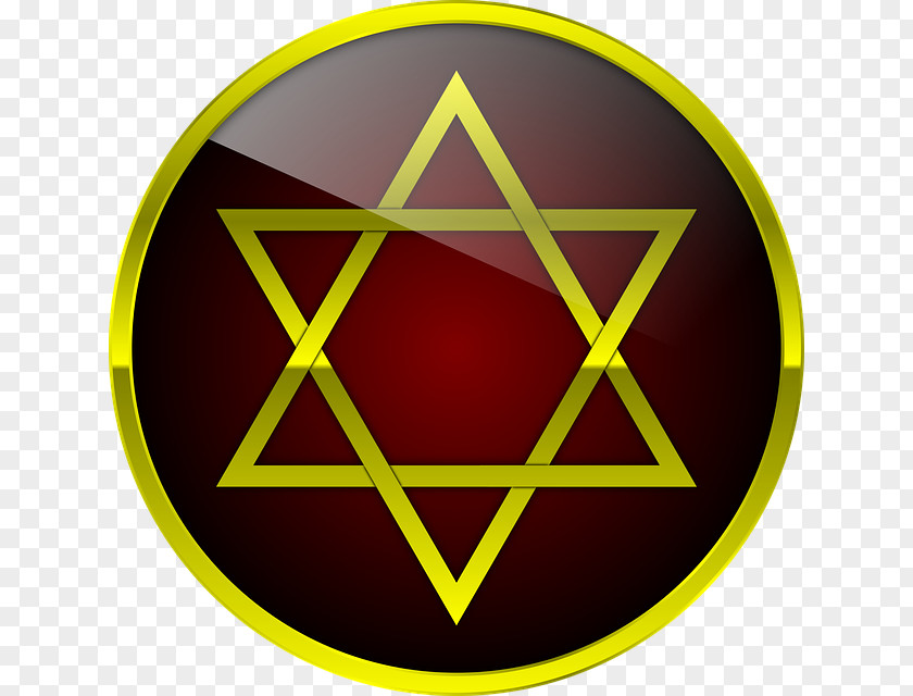 Symbol Star Of David Hexagram Judaism PNG