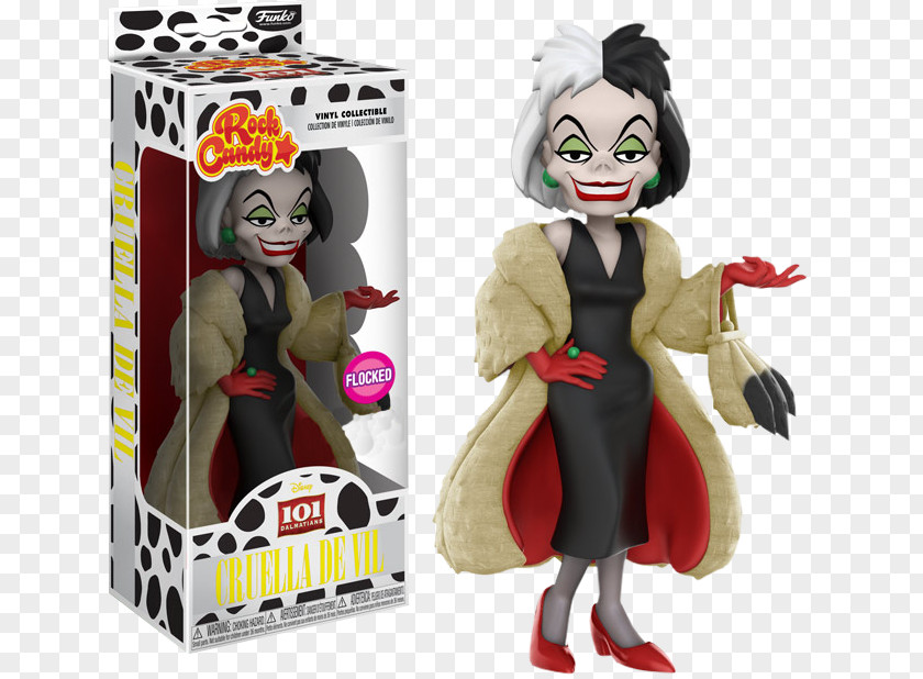 Cruella De Vil Rock Candy The 101 Dalmatians Musical Maleficent Funko PNG