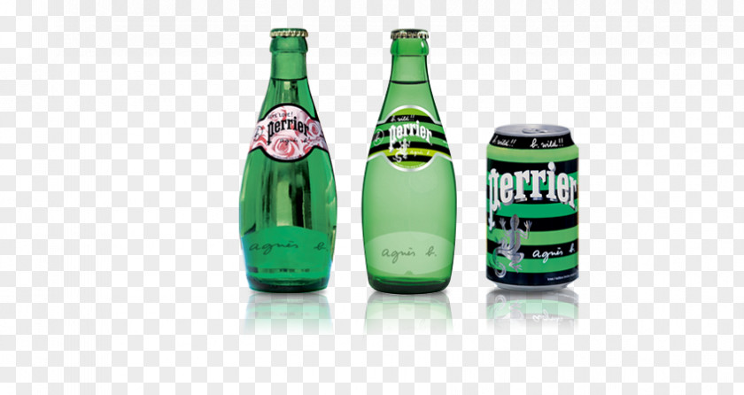 Dita Von Teese Beer Bottle Carbonated Water Perrier PNG