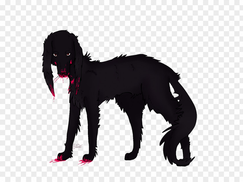 Dog Silhouette Legendary Creature Black M PNG