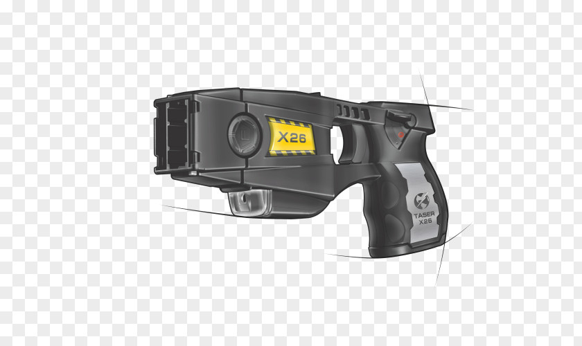 Laser Gun TASER X2 Defender Weapon Firearm Cartridge PNG