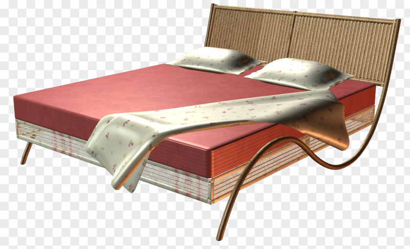 Mattress Bed Frame Sheets Couch PNG