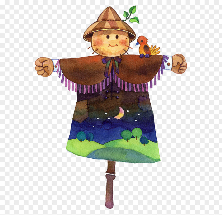 Painting Scarecrow Oil PNG