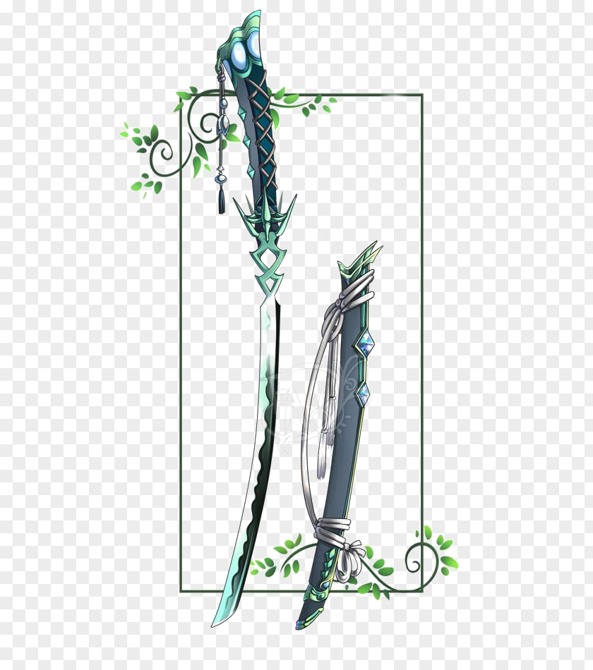 Ancient Wind Sword Weapon Japanese Drawing PNG