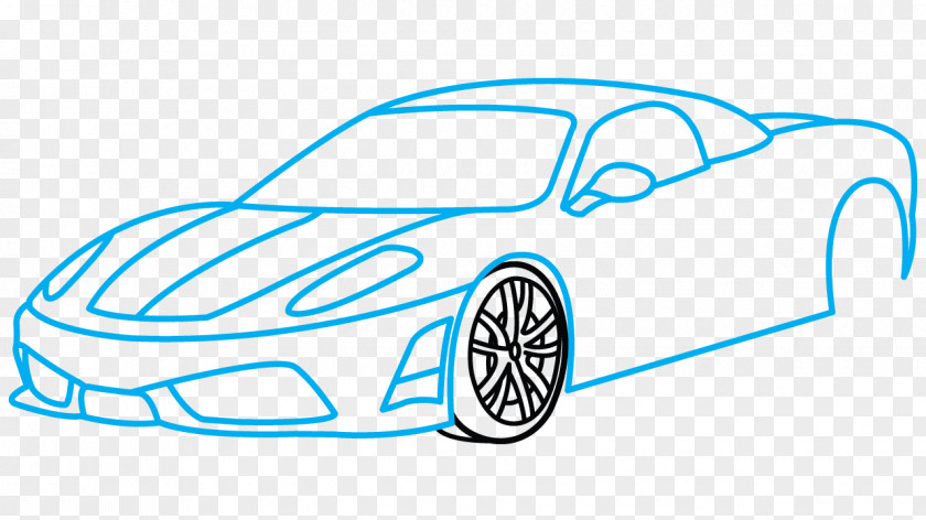 Car Sports Enzo Ferrari Drawing PNG