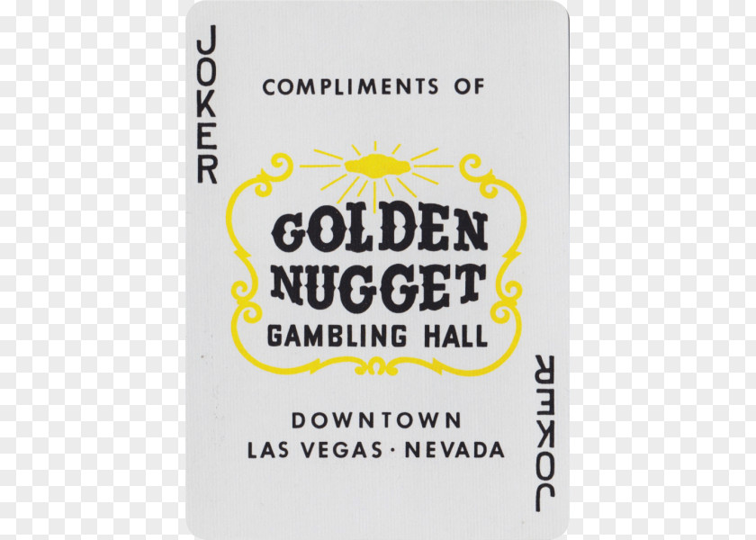 Golden Nugget Las Vegas United States Playing Card Company Joker PNG