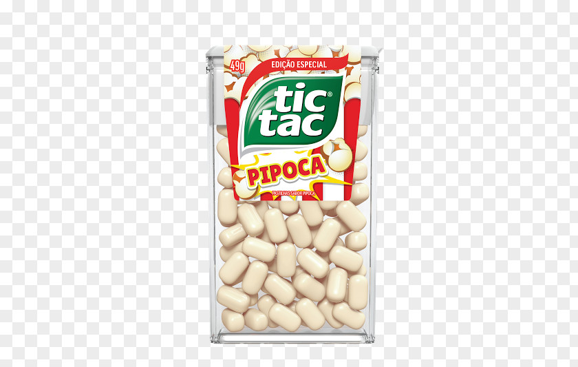 Popcorn Tic Tac Strawberry Vegetarian Cuisine Candy PNG