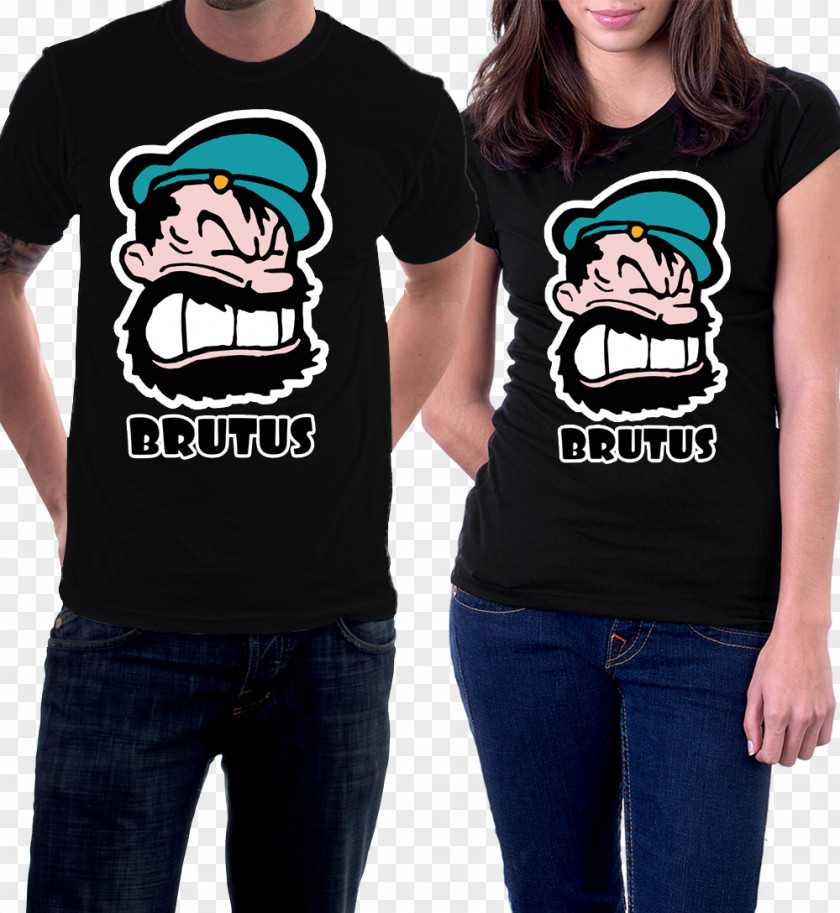 T-shirt Scar Popeye Bluto Olive Oyl PNG