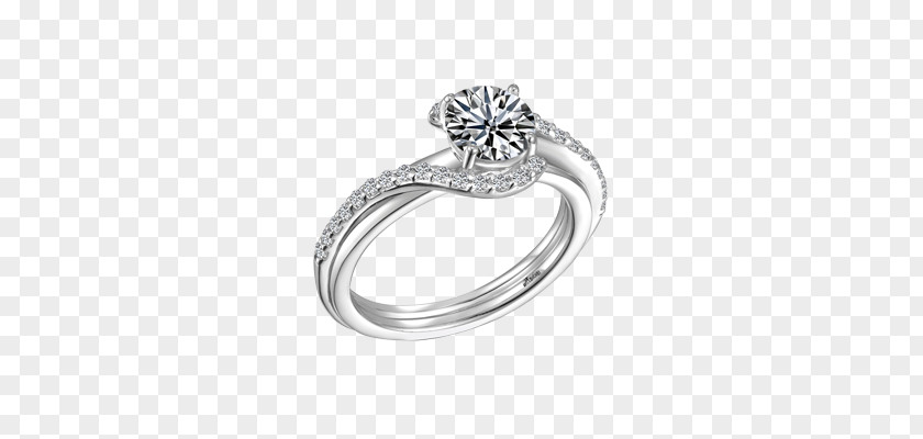 Upscale Jewelry Wedding Ring Diamond Jewellery Silver PNG
