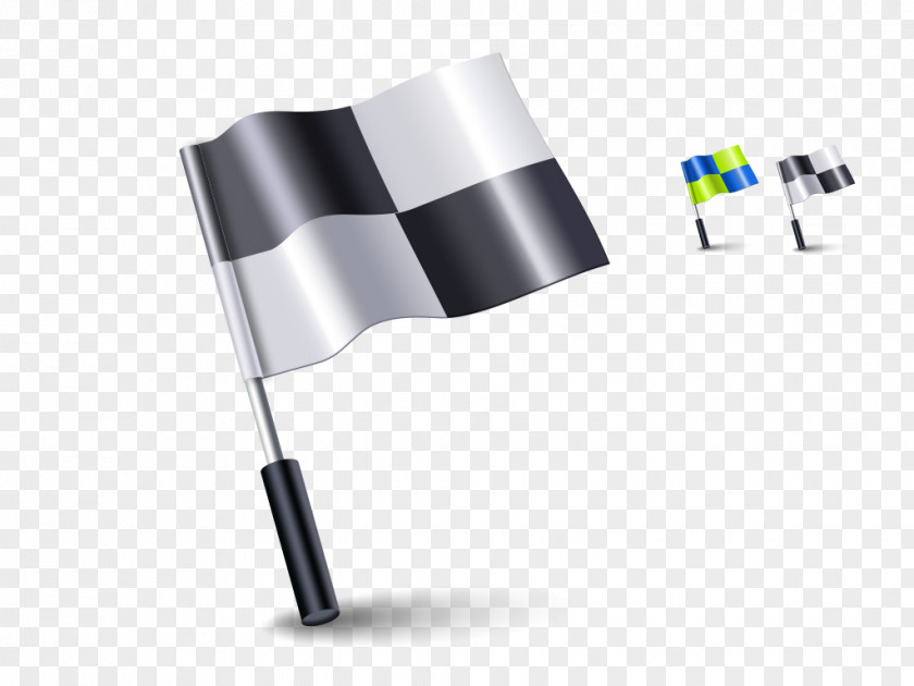 Black And White Checkered Flag Of The United States Icon PNG