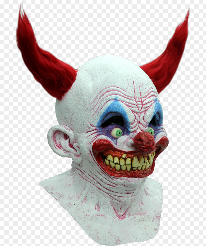 Clown Face Evil Latex Mask Circus PNG