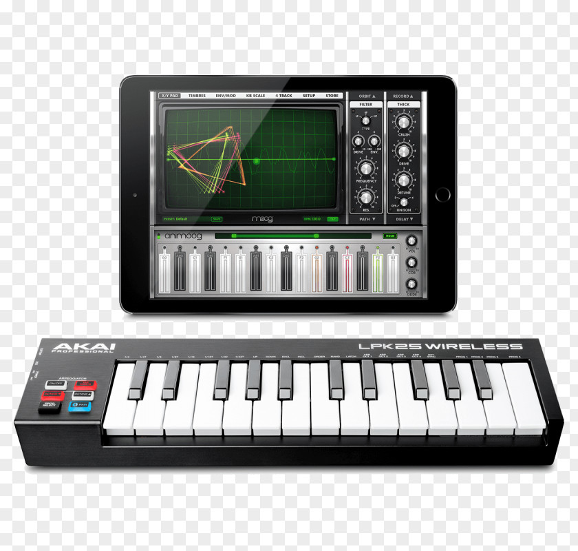 Computer Keyboard Akai Professional LPK25 MIDI Controllers PNG