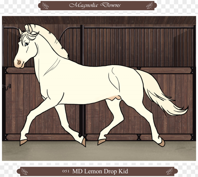 Lemon Drop Mane Stallion Foal Mustang Pony PNG