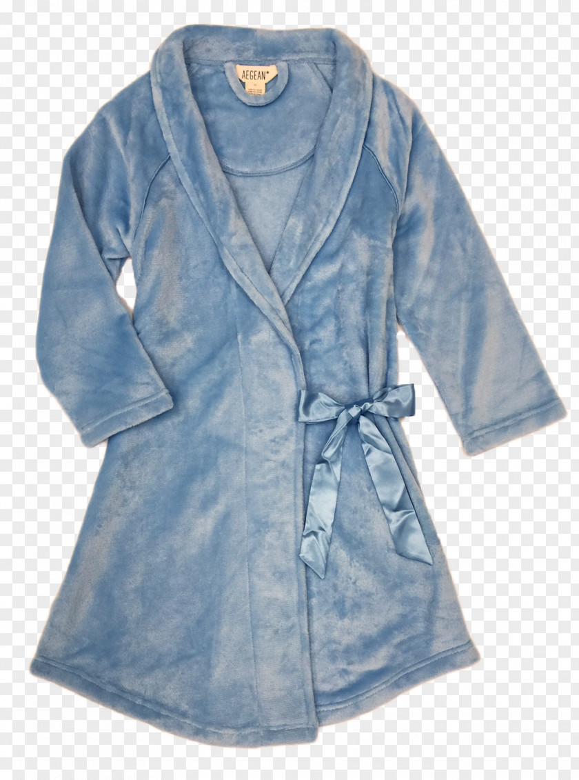Light Blue Gowns Women Robe Dress Sleeve Coat PNG