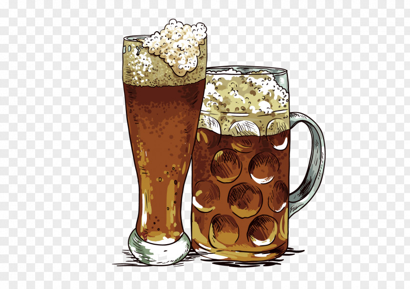 Beer Stein Glasses Drink Food PNG