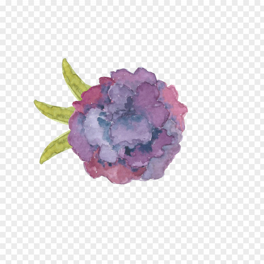 Purple Rose Flower Icon PNG