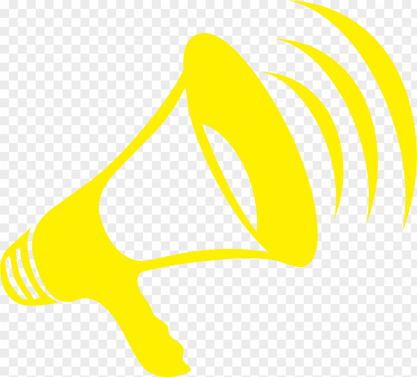 Speaker Yellow Loudspeaker Icon PNG
