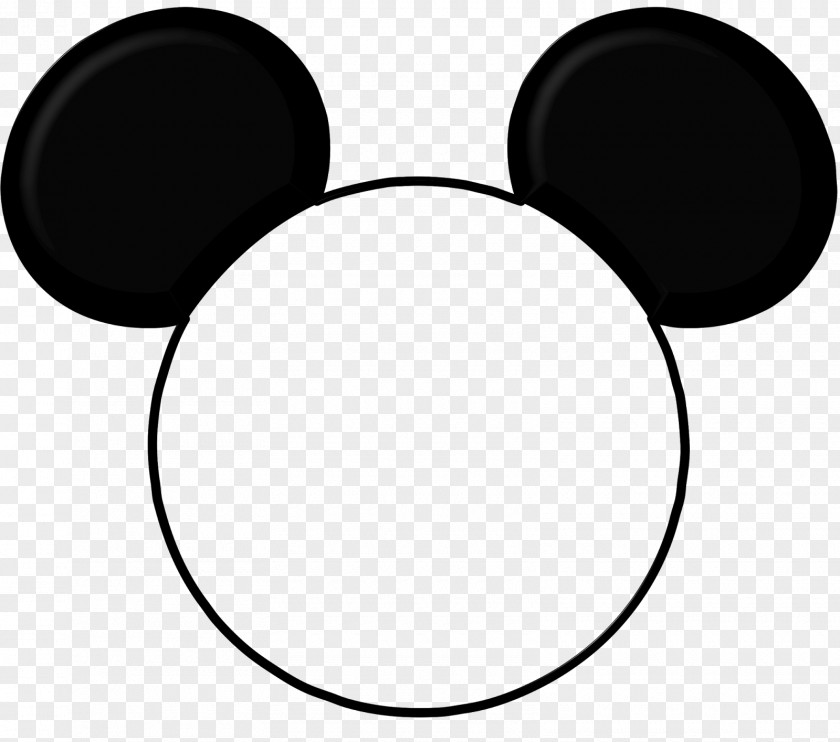 Template For Mickey Mouse Ears Ghostface Casper Halloween Clip Art PNG