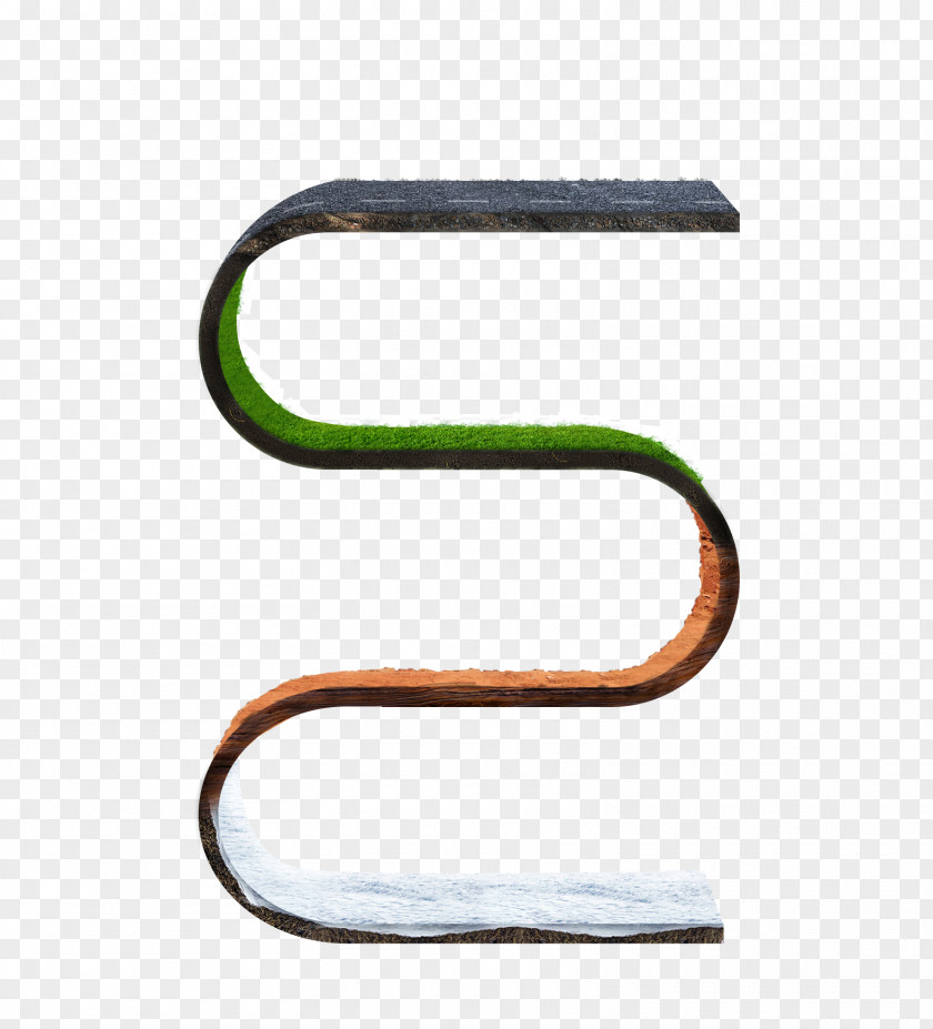 The Curved Shape Of Loop Land Curve Pattern PNG