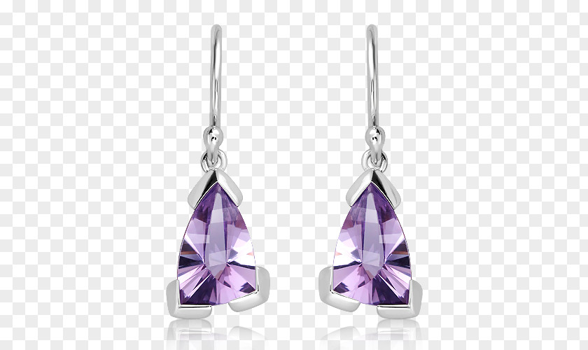 Amethyst Earrings Earring Body Jewellery Purple PNG