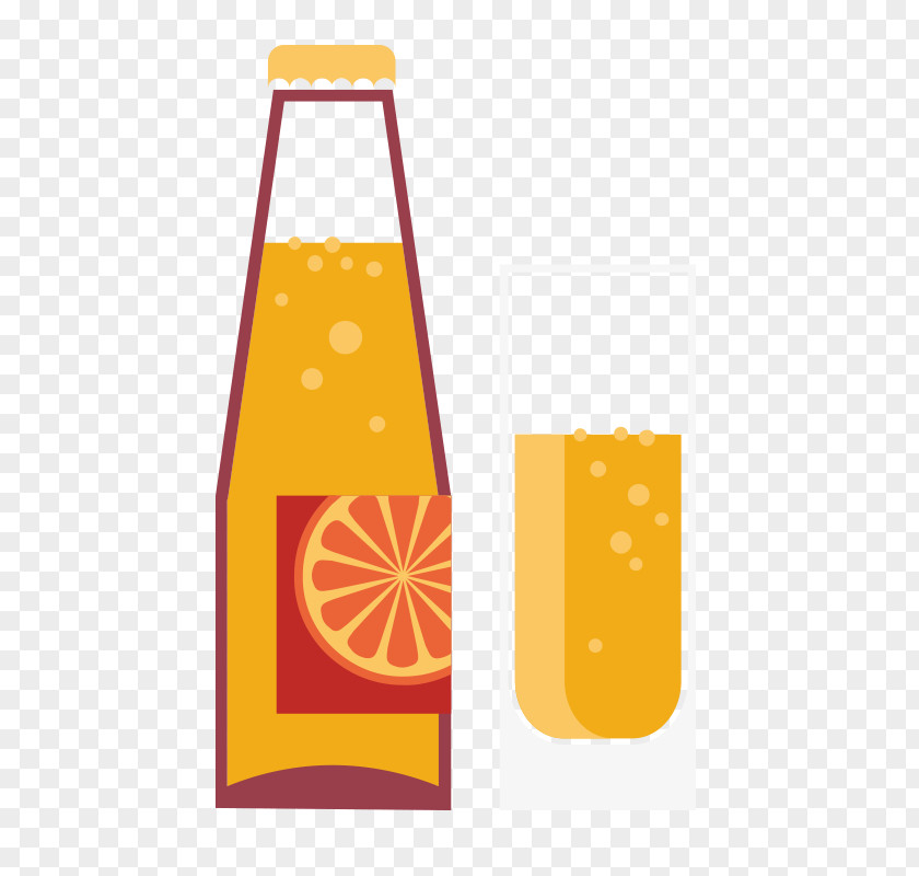 Free Stock Vector Orange Yellow Juice Drink Soft PNG