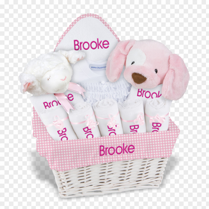 Gift Food Baskets Infant Bib Diaper PNG