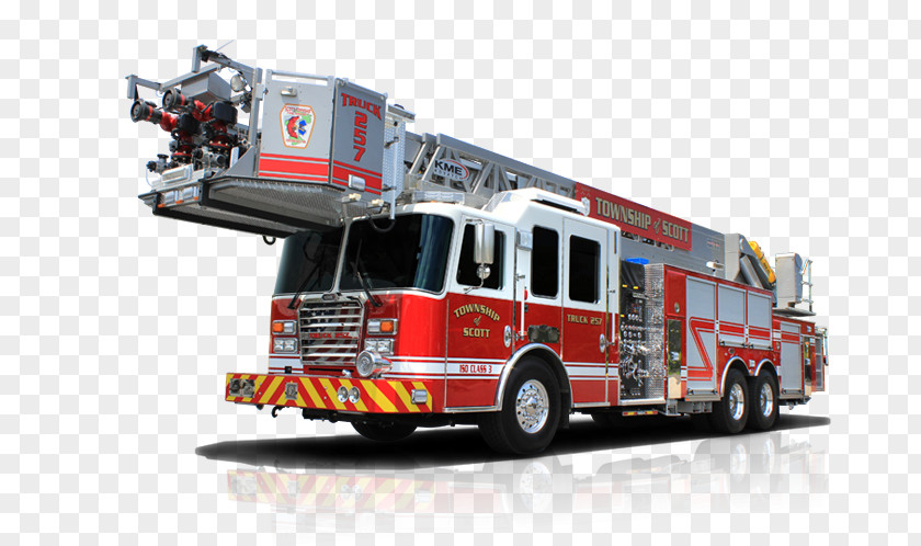 United States Fire Engine Department Truck PNG
