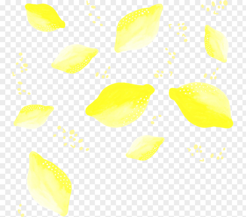 Watercolor Lemon Background Leaf Yellow Pattern PNG