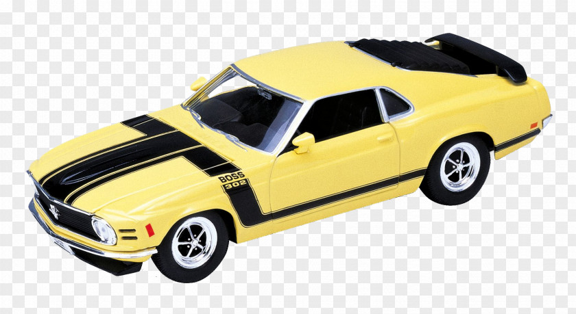 Car First Generation Ford Mustang Boss 302 Model PNG