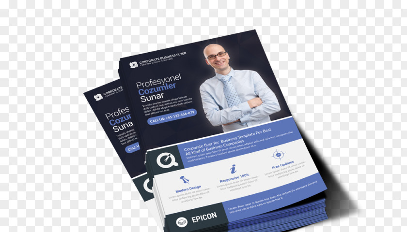 Corporate Flyer Brand PNG