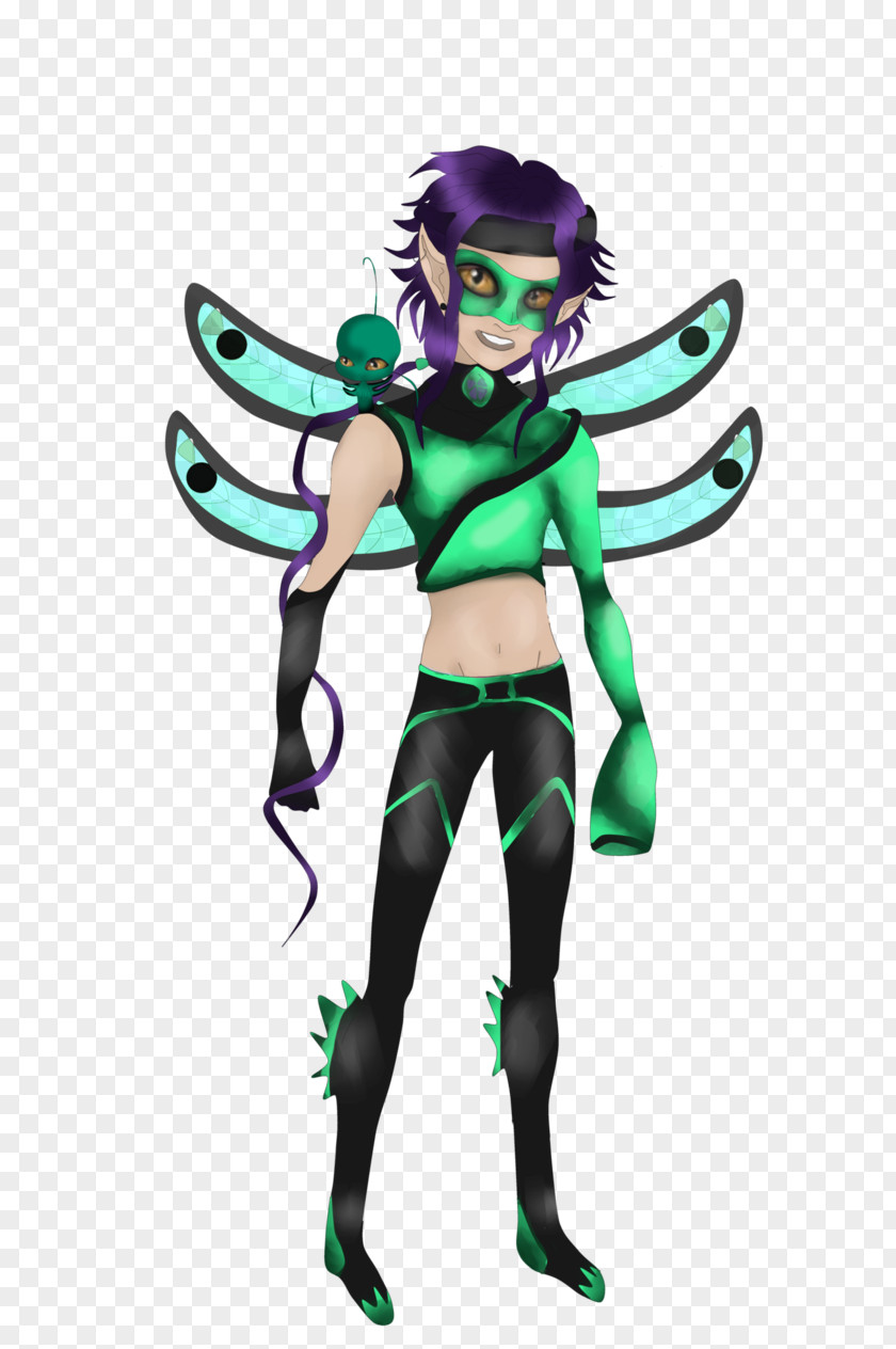 Dragon Fly Akuma Miraculous Ladybug Supervillain Marinette Drawing PNG