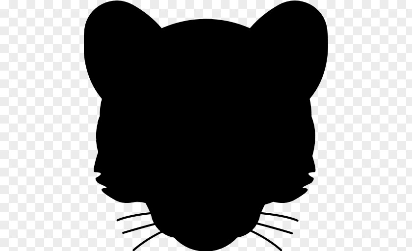 Snout Clip Art Silhouette Whiskers Black M PNG