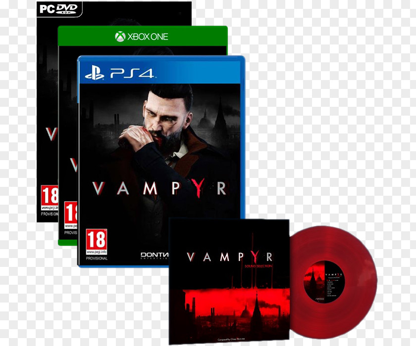 Vampyr Detroit: Become Human Focus Home Interactive PlayStation 4 Video Game PNG