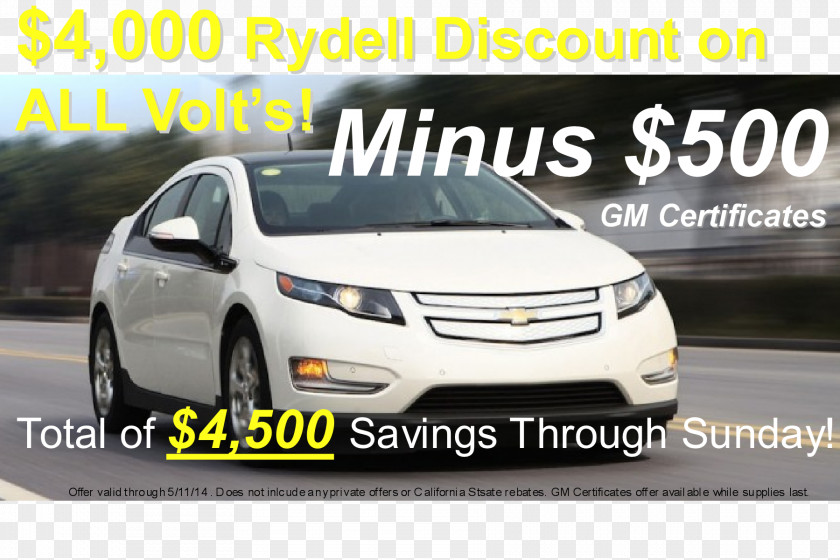 Car Chevrolet Volt Electric Vehicle General Motors PNG