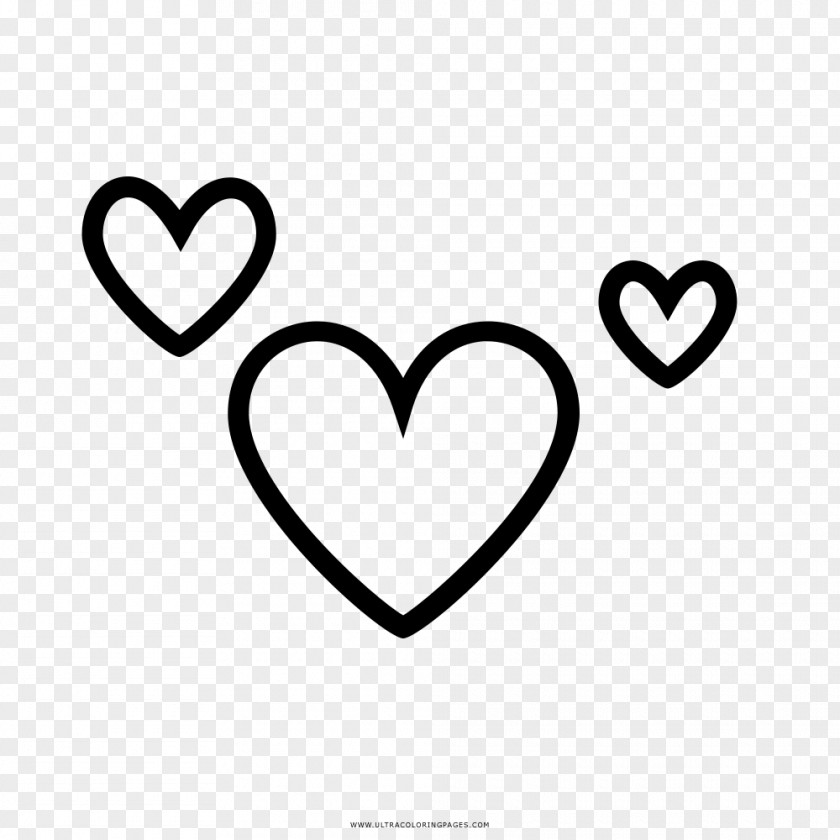 Heart Drawing Coloring Book Black And White Clip Art PNG