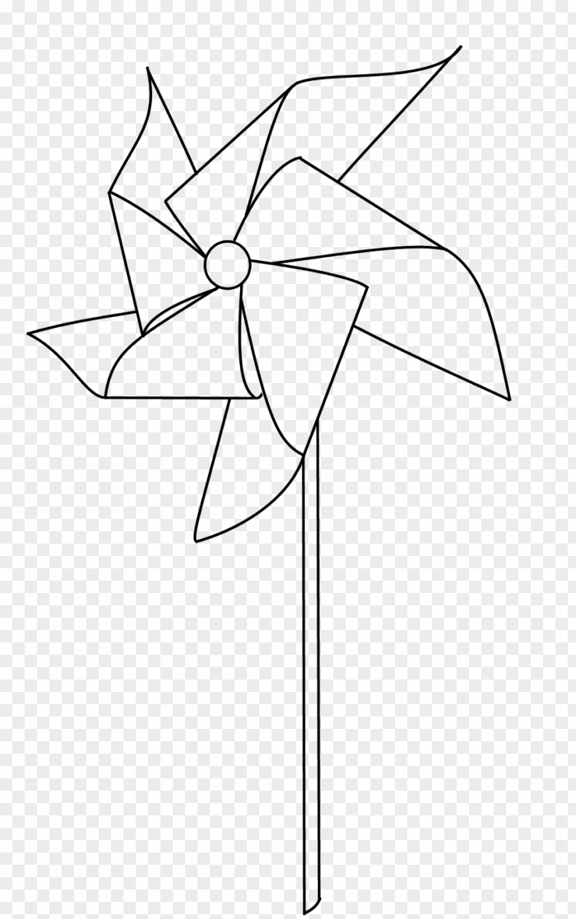 Pinwheel Line Art Leaf Drawing Point PNG
