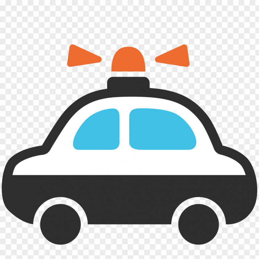 Police Car Design Emoji Clip Art PNG