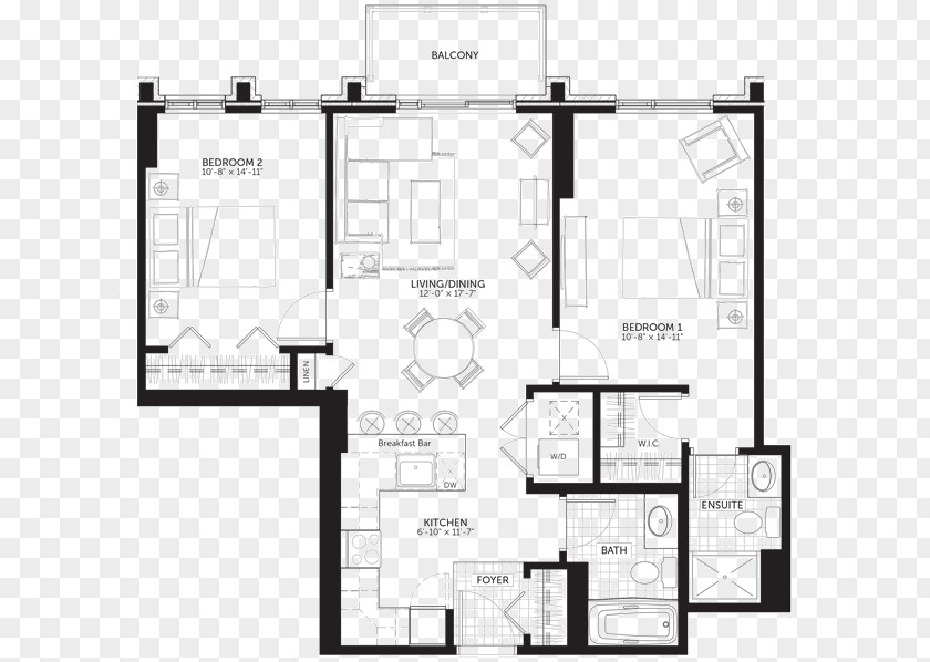 Water Floor Plan Claridge Homes Condominium PNG