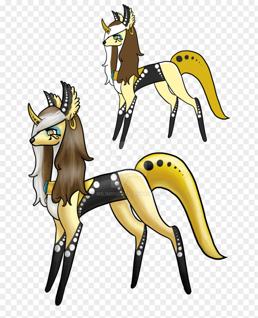 Horse Deer Character Clip Art PNG