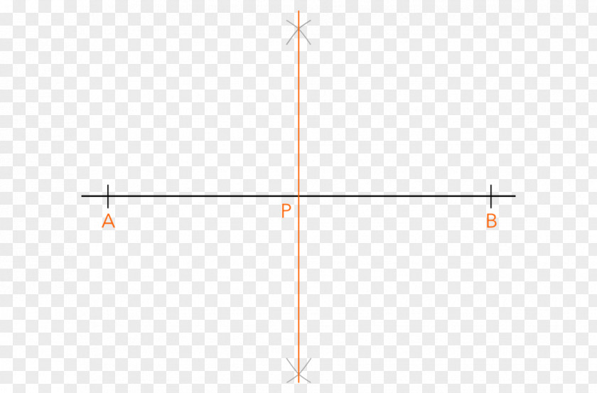 Line Bisection Angle Perpendicular Point PNG
