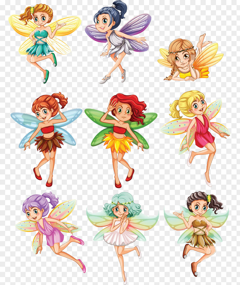 Little Angel Tooth Fairy Illustration PNG
