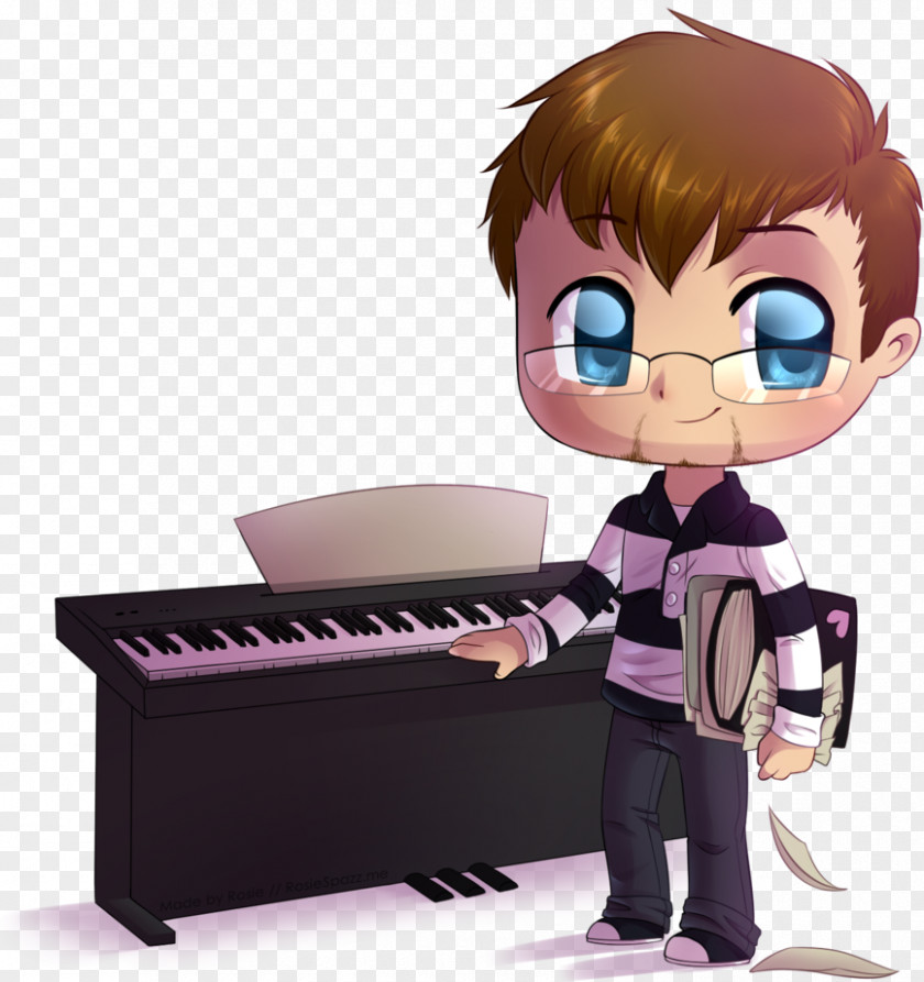 Piano Animated Cartoon PNG