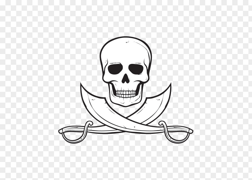 Skull Calavera Piracy Jolly Roger Clip Art PNG