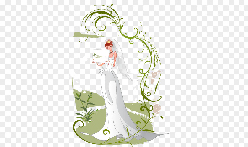 Wedding Element Photography Contemporary Western Dress Cartoon Illustration PNG