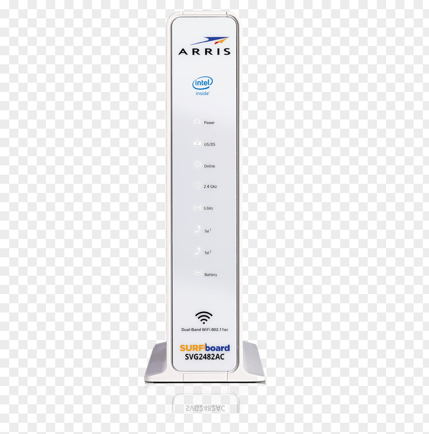 Surfboard ARRIS SURFBoard SVG2482AC Cable Modem DOCSIS Wi-Fi PNG