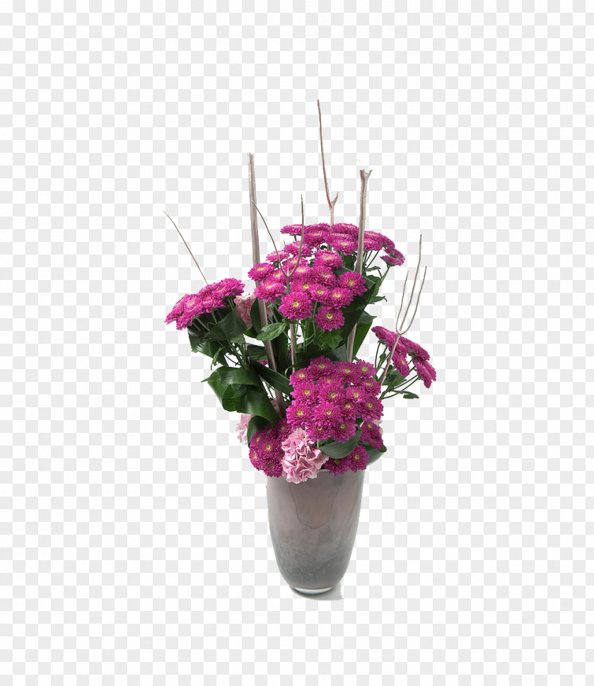 Vase Floral Design Cut Flowers Chrysanthemum PNG