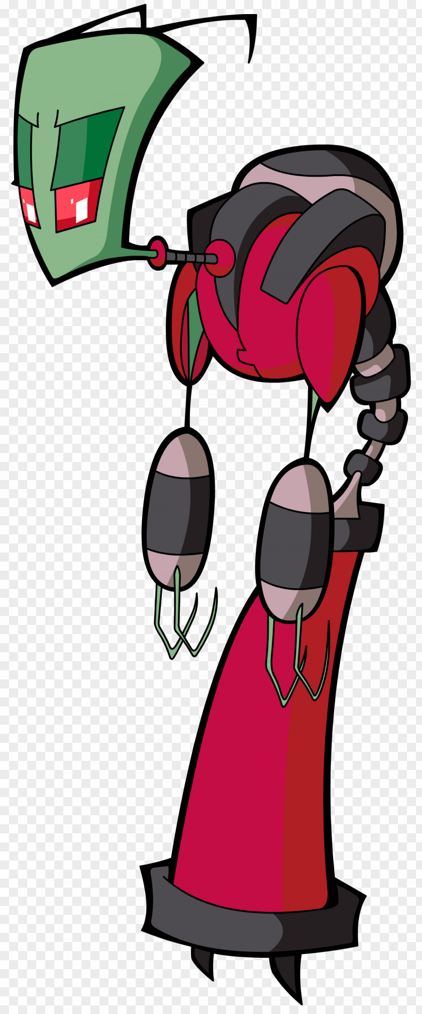 Almighty Vector Invader Zim Tallest Purple Red Television PNG