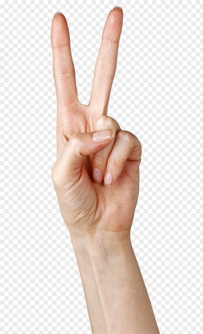 Hand Showing Two Fingers Clipart Picture Finger Clip Art PNG